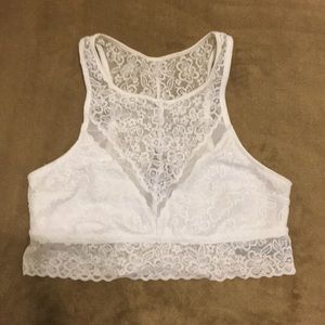 High neck aerie bralette